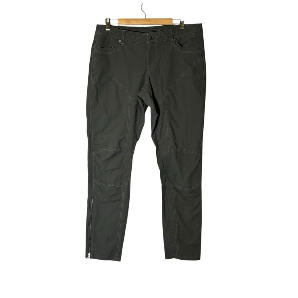 Kuhl Womens Size 14 Inspiratr Pants Ankle Zip Hiking Outdoor Gray